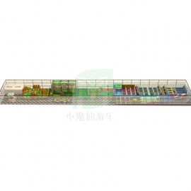 大型蹦床公園室內(nèi)兒童樂園游樂場(chǎng)設(shè)備粘粘樂成人跑酷超級(jí)大蹦床